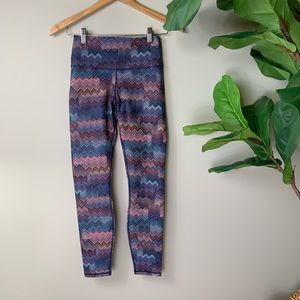 Fabletics High Waist Printed Powerhold 7/8